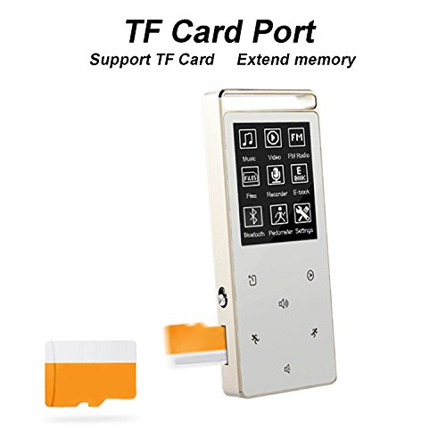 image for TIME4DEALS 8GB 1.8-Inch Touch Screen HIFI MP3 Lossless Music Video Pla