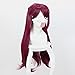 Cfalaicos LoveLive!Sunshine!! Love Live Sunshine Sakurauchi Riko Purple Red Long Hair Wigs Anime Cosplay Wig