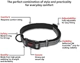 Halti Dog Collar Premium Comfy Nylon Neoprene Padding Reflective Size Small view 4