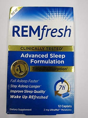 Remfresh Advanced Sleep Formulation, 12 Caplets (Pack of 2)