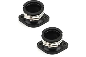 Areyourshop 2pcs Intake Manifold Boot Joint Carburetor Carb Flange Socket fits for Polaris Indy 400 L/C 121" 1985-1986, 500 C