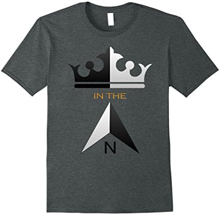 Mens Exotivity A King In the North Shirt Small Dark Heather