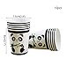 Child's Panda-Monium Birthday Party Supplies Pack Includes: Dessert Plates,Cups,Pennant Garland,Inviting cards,Straws,Napkins and Tablecloth Decorations