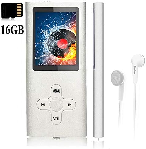 Mp3 Player,Music Player with a 16 GB Memory Card Portable Digital Music Player/Video/Voice Record/FM Radio/E-Book Reader/Photo Viewer/1.8 LCD
