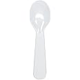 Karat U2450W 2.9" PS Disposable Tasting Spoon, White (Pack of 4000)