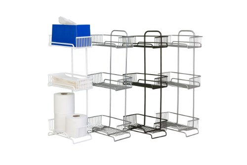 Grayline 41592, 3-Tier Bath Tower, White