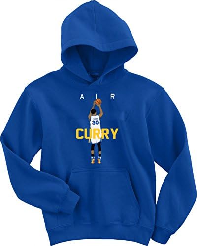 JM Shirts Blue Golden State Curry Pic Hooded Sweatshirt Youth