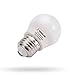 LOHAS 3W LED Light Bulb, G14 LED 25W Equivalent, E26 Medium Base Warm White 2700K, 120V Small Night Light Bulbs for Bedroom Ceiling Fan Table Lamp, Not-Dim 6 Pack