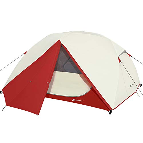 Forceatt Camping Tent, 2 Person Tent, Ultralight Tent for 3-4 Seasons, Waterproof and Windproof, Easy to Install, Suitable for Outdoor Sports such as Tourism, Camping, Trekking