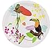 Tropical Party Supplies – Serves 24 – Includes Plates, Knives, Spoons, Forks, Cups and Napkins. Perfect Party Pack for Birthday Parties and Bridal Showers, Bird Pattern
