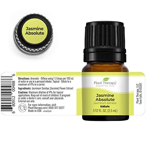 Plant Therapy Jasmine Absolute Essential Oil 100 Pure, Undiluted