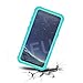 EFFUN Samsung Galaxy S8 Waterproof Case, IP68 Certified Waterproof Underwater Cover Dustproof Snowproof Shockproof Case with Built-in Screen Protector for Galaxy S8 Aqua Blue