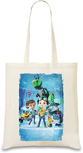 Rusty Rivets Robots Custom Printed Tote Bag| 100% Soft Cotton| Natural Color & Eco-Friendly| Unique, Re-Usable & Stylish Handbag For Every Day Use| Custom Shoulder Bags By Style Matters