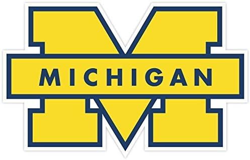Michigan Wolverines NCAA Vinyl Sticker 8"x 12" Decal Cornhole Wall