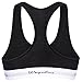 Wingslove Women's Racerback Sports Bra Cotton Bralette Wireefree Comfort Bra for Yoga Gym Workout Fitness