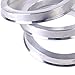 ZHTEAPR 4pc Wheel Hub Centric Rings 73.1 to 64.1 - OD=73.1mm ID=64.1mm - Aluminium Alloy Wheel Hubrings 64.1 to 73.1