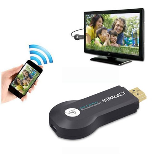 Andoer WIFI Display Receiver Dongle Adapter Miracast DLNA AirPlay Mirroring Multi-screen Interactive HDMI 1080P for Android Smartphone Tablet Apple iPhone iPad