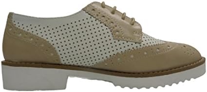 Women's Wanted Oxford "Napoli" - Natural/White (8, Natural/White)