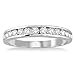 Certified 1/2ctw - 1ctw Channel Set Diamond Band Available in 10K White Gold