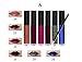 Tmalltide Makeup Lip Gloss liquid lipstick set of 6 + 12 Pcs Lip Brush Matte Lip Gloss Lipstick Organizer Makeup Kits