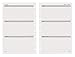 TUL Custom Note-Taking System Discbound Weekly/Monthly Refill Pages, 5 1/2