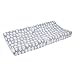 Carter's Changing Pad Cover, Grey Cloud Print