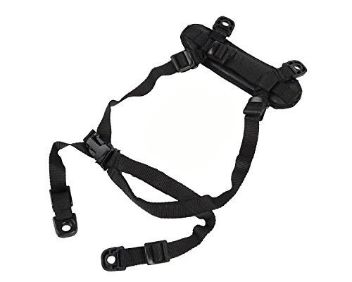 DLP Tactical H-Nape Suspension System for ACH/MICH/Fast/Crye AirFrame and Similar Combat Helmet (Black)