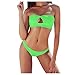 Leadmall Women Cutout Bandeau Swimsuit – Ladies Off Shoulder Twist Two Piece Bikini Set – Low Waist Beachwearthumb 4