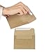 50 Pack A4 Invitation Envelopes, Square Flap Kraft Paper Party Invitation Envelopes, 4.2 x 6 .2