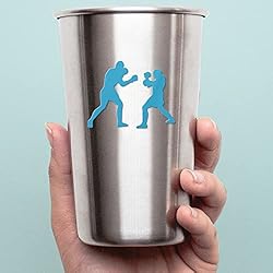 Decal Stickers of Boxers Boxing Silhouette S