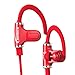 Senbowe™ Bluetooth 4.0 Double Ear Peices with Clear Voice and Noise Cancellation Portable Wireless Stereo Outdoor Sports/Running &Gym/Hiking/Exercise Bluetooth Earbuds Headphones Headsets/Microphone for iPhone 5S 5C 5 4S 4, iPods,HTC One,One mini, One mini 2,iPad Mini, Samsung Galaxy Note 3, Note 2, S5 S4, S3, S2,LG Optimus,LG G3,G2,MOTO X,Most Android Smart Phones and Tablets and other Bluetooth-enabled tablets (Red)