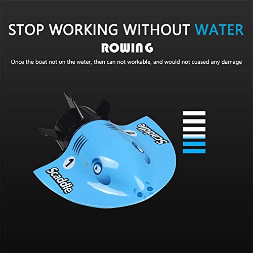 LUERME Mini RC Submarine Remote Control Boat Toys Electric Submarine for Kids Gift High Speed Infrared Rays - Thumbnail 7