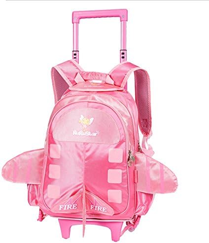 Cool Kids Rolling Backpack for Boys Girls Pupils School Bag 3D Car Style
