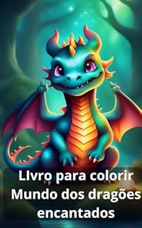 Livro Livro para colorir mundo dos dragões : livro para colorir Mundo dos dragões