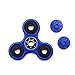 Cppslee Hands Fidget Spinner Toy Stress Reducer- Perfect For ADD, ADHD, Anxiety, and Autism Adult Children (Blue + black)