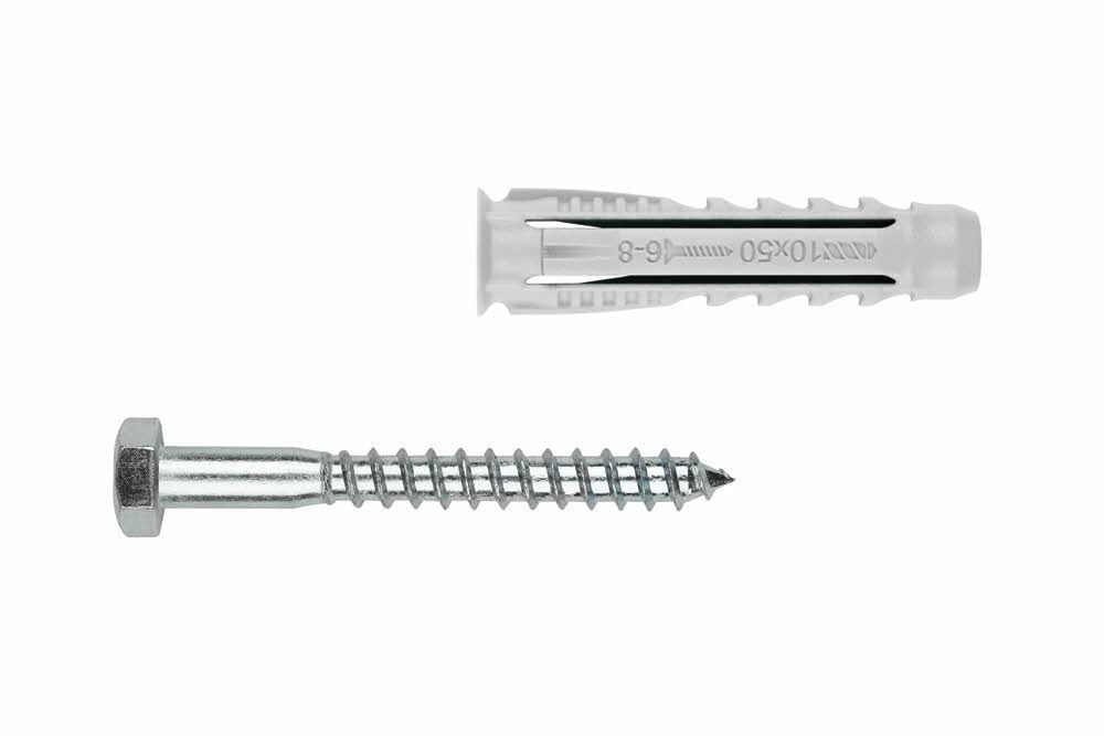 Index Fixing Systems VTBTS12 Index VTBTS12-Caja Ventana CV Nylon T4S Rosca Madera. Cuatro Tornillo Segmentos Taco (7 x 70 + 12 x 60 Ø12, 8 uds.)