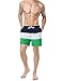 SHENGRUI Men's Swim Trunks Quick Dry Casual Swim Shorts Green M