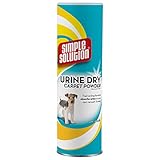 Simple Solution Urine Dry Carpet Powder | Absorbs Urine Wetness and Removes Odors | Fast Acting Formula | 24 Ounces