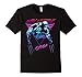 Mens Marvel X-Men Wolverine Neon Retro Logan Graphic T-Shirt XL Black