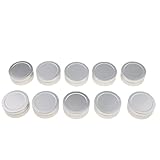 D DOLITY Aluminum Tin Jars, Cosmetic Sample Metal