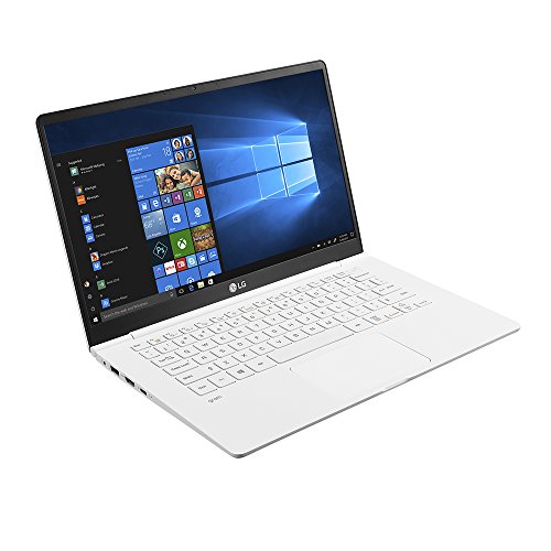LG gram Thin and Light Laptop 14” Full HD Display, Intel Core i5, 8GB RAM & 256GB SSD, Back-lit Keyboard (White) - 14Z980-U.AAW5U1