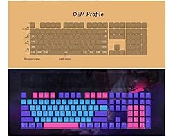 Akko X Ducky Joker 108 Key OEM Profile PBT Keycap