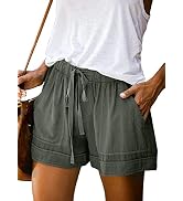 Acelitt Women Comfy Drawstring Casual 