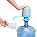 Water Bottles Pump Blue Gray Thickened Manual Hand Pressure Drinking Fountain Pressure Pump Water Press Pump with an Extra Short Tube with Cap Fits Most 2-6 Gallon Water Coolers