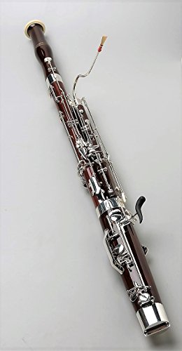 Tempest Agility Winds Alpine Wood Bassoon, Silver Plated Keys, High D & High E Key, Lined Tone Holes, Full German Key Mechanism, 2 Bocals, Plush Lined Case with 5-Year Warranty