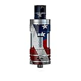 Skin Decal Vinyl Wrap for Smok TFV4 Tank Vape Mod Box / American Flag distressed