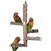 Ewook Bird Cage Perch, Birdcage Stands, Parrot Cage Top Play Stands Wooden Branches for Conure Parakeet Budgiethumb 4