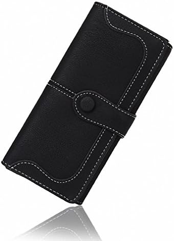 Big Leather Female Purse Wallet Women Luxury Brand Famous Clutch Money Bag Card Holder Coin Phone Purse long Black Walet