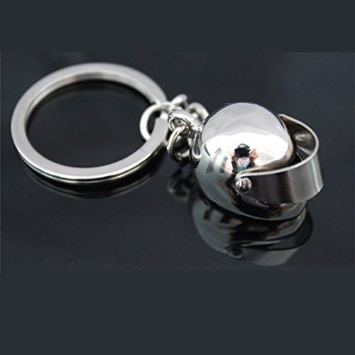 Creative Model Motorcycle Bicycle Helmet Key Chain Ring Keyring Key Ring