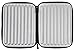 DURAGADGET Silver Memory Foam Laptop Case - Compatible with Lenovo IdeaPad Y50 | Ideapad Y40 | IdeaPad Z580 | G580 | Z575 | Flex 15D & IdeaPad Z50